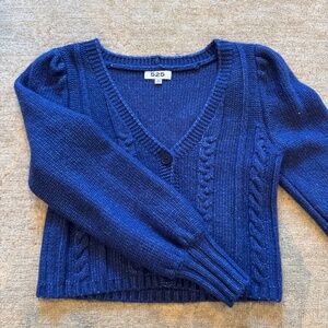 525 sweater XS blue cardigan